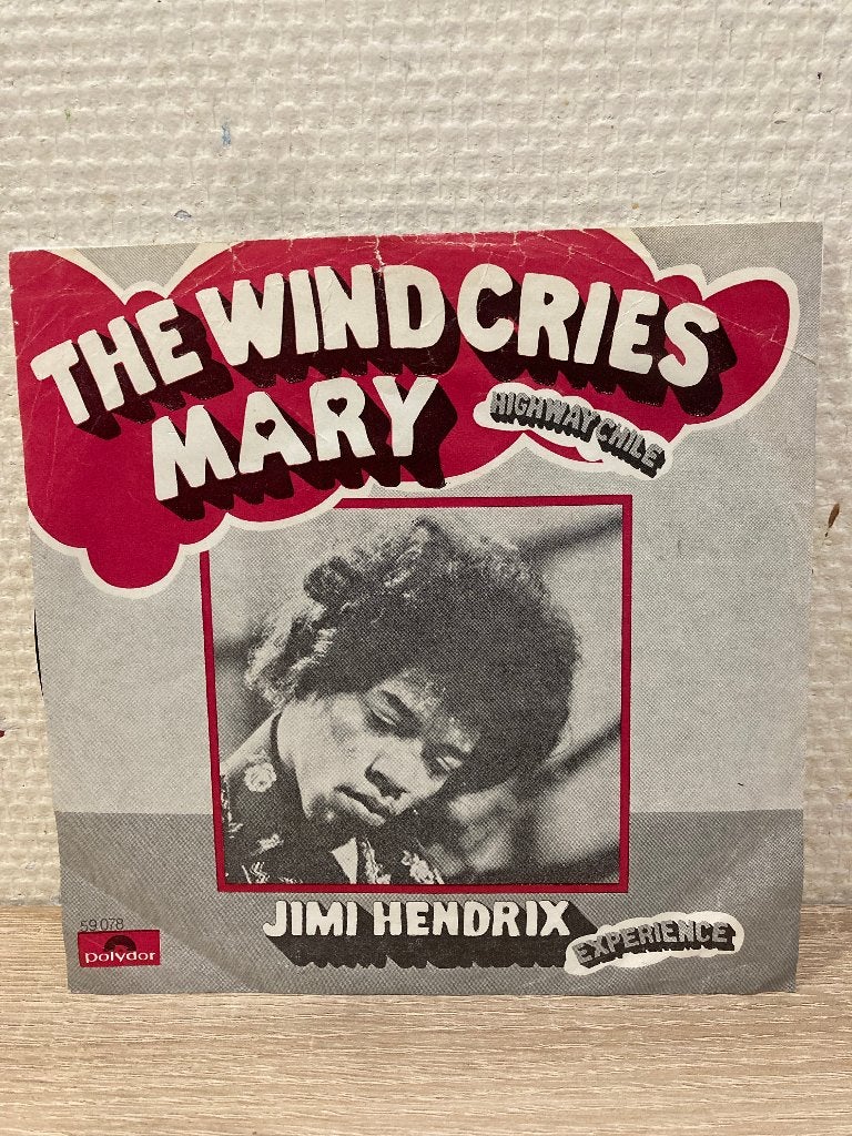 Jimi Hendrix Experience wind cries Mary Scandinavie single 7, Ophalen of Verzenden, Gebruikt, Pop