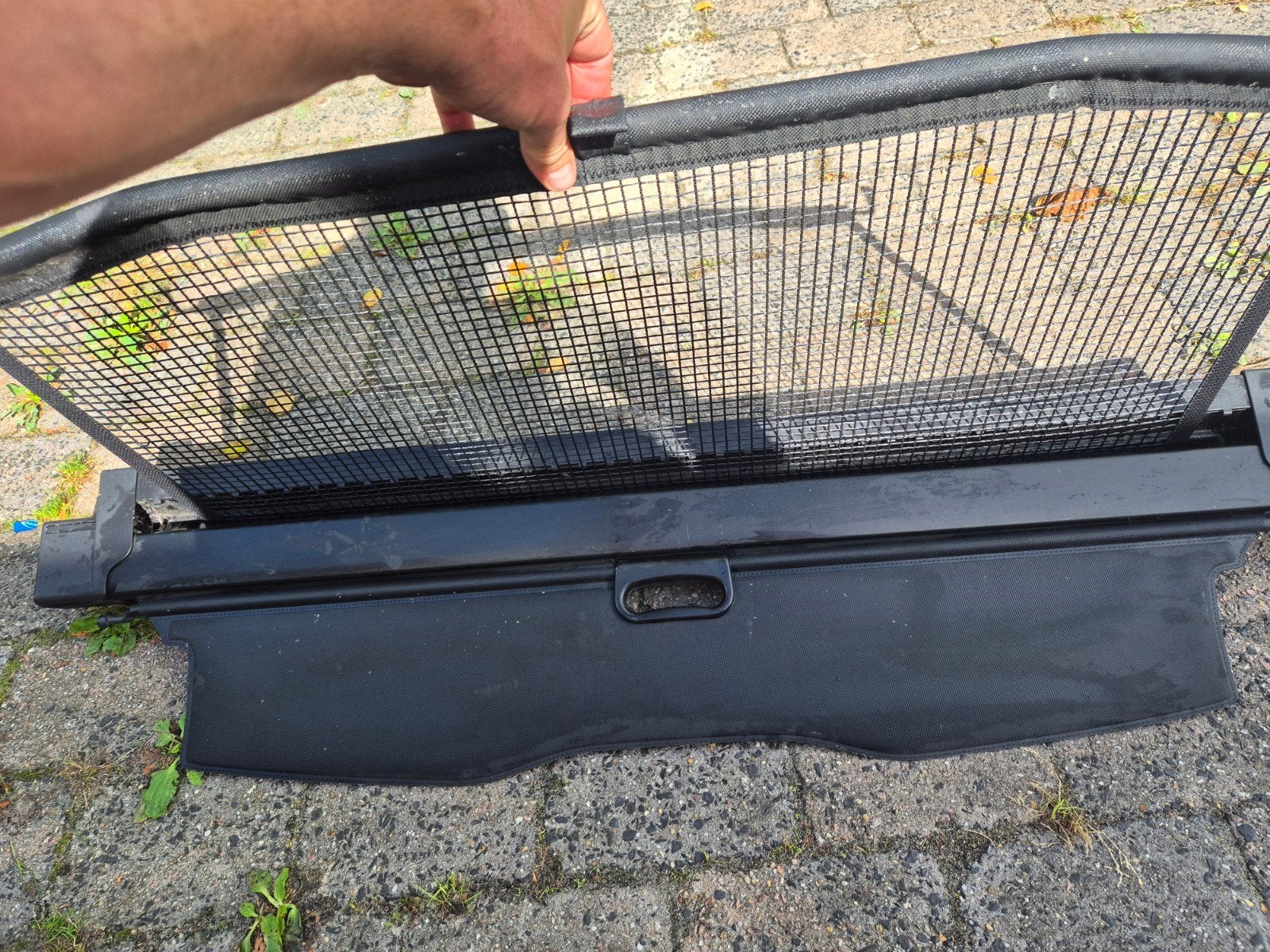 Bagagenet / hoedenplank rollo met hondenrek voor BMW 5-serie, Ophalen, Gebruikt, BMW