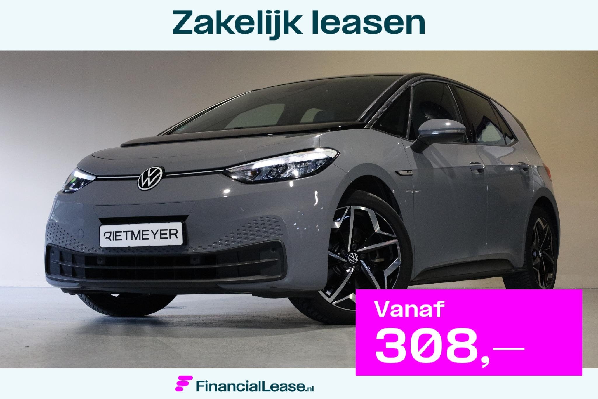 Volkswagen ID.3 Pure Performance electric, Gebruikt, ID.3, 1681 kg, Grijs