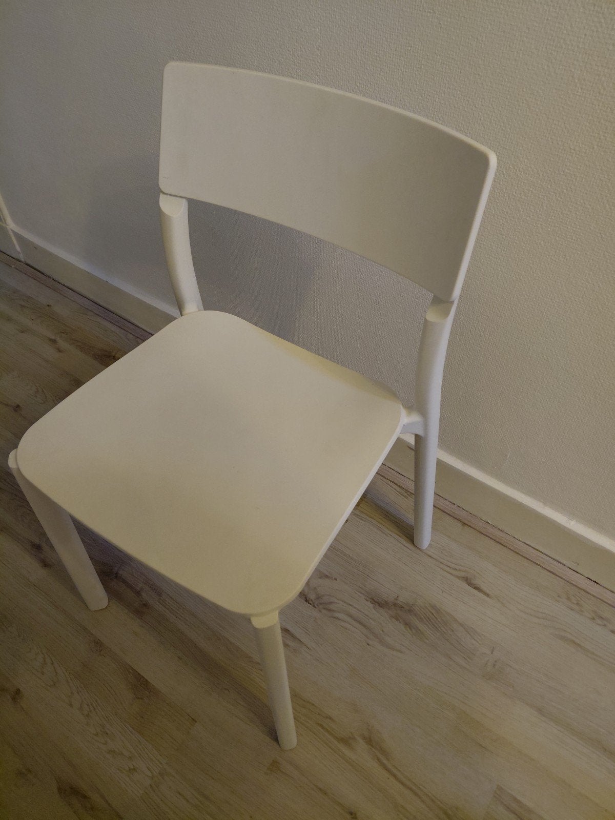 IKEA ADDE Stoel Wit - Modern en Comfortabel, Ophalen, Gebruikt, Wit, Metaal