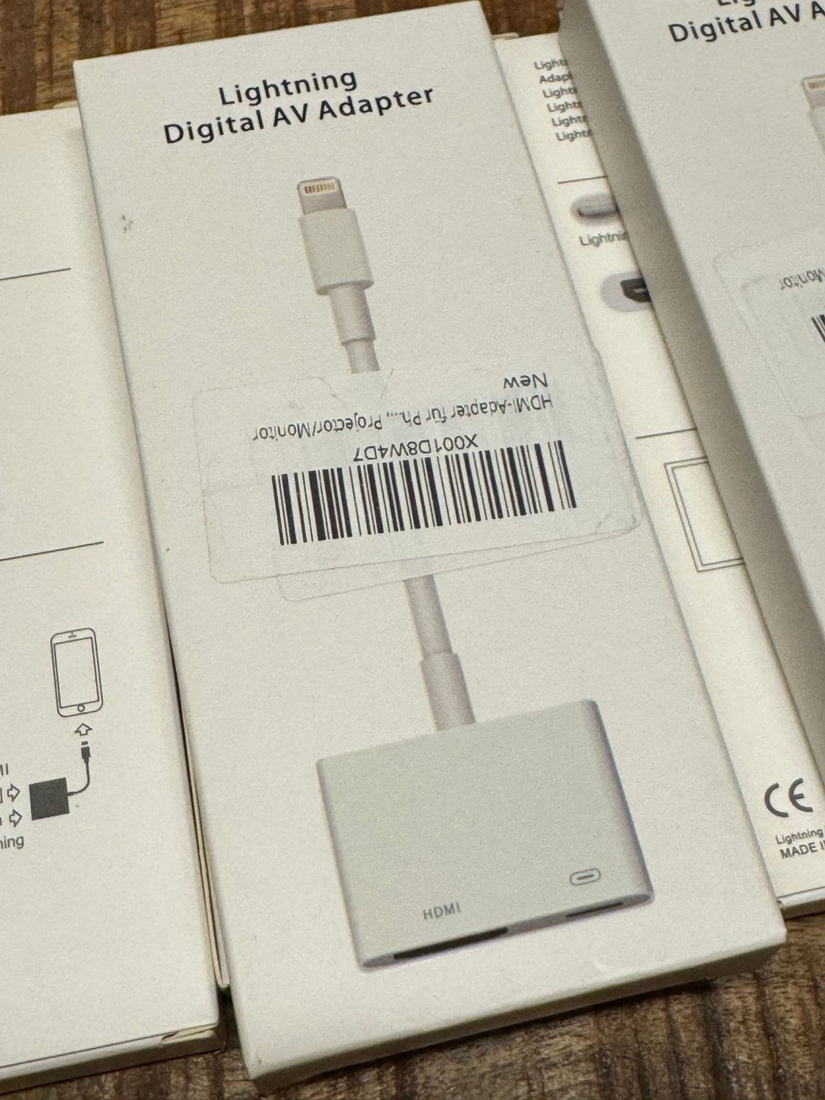 Lightning Digital AV Adapter - HDMI-adapter voor iPhone, Ophalen of Verzenden, Nieuw, Minder dan 2 meter, HDMI-kabel