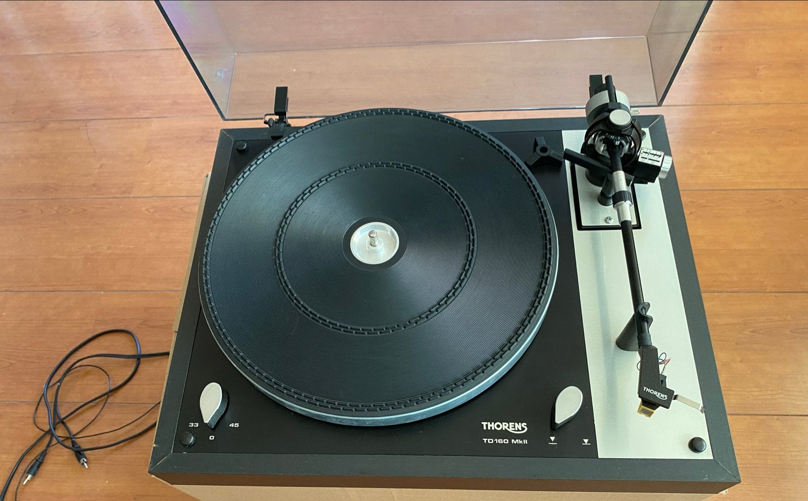 Complete HiFi-set: Thorens, Denon, Quadral (Vintage), Audio, Tv en Foto, Platenspelers, Ophalen, Gebruikt, Platenspeler, Thorens
