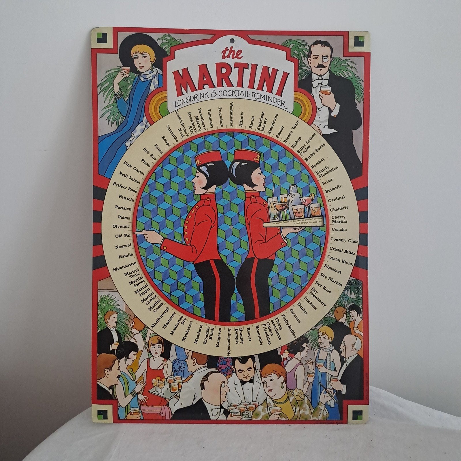 Martini reclamebord blik 40x28cm, Ophalen of Verzenden, Zo goed als nieuw, Reclamebord