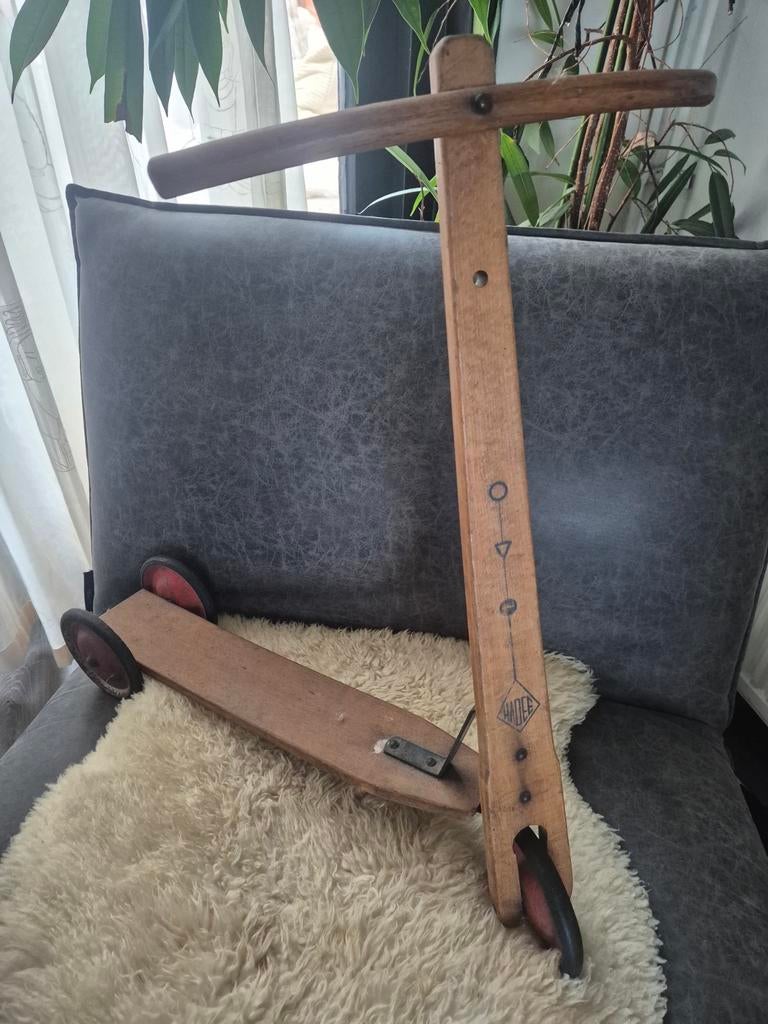 Vintage Hadee Kiddy Step Vero - Jaren '50 Houten Kinderstep, Antiek en Kunst, Antiek | Speelgoed, Ophalen