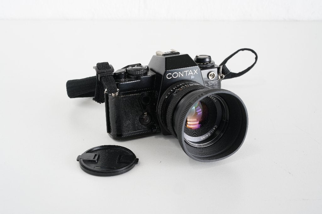 Contax 139 Quartz uit 1979, Audio, Tv en Foto, Fotocamera's Analoog, Ophalen of Verzenden, Gebruikt, Spiegelreflex, Overige Merken