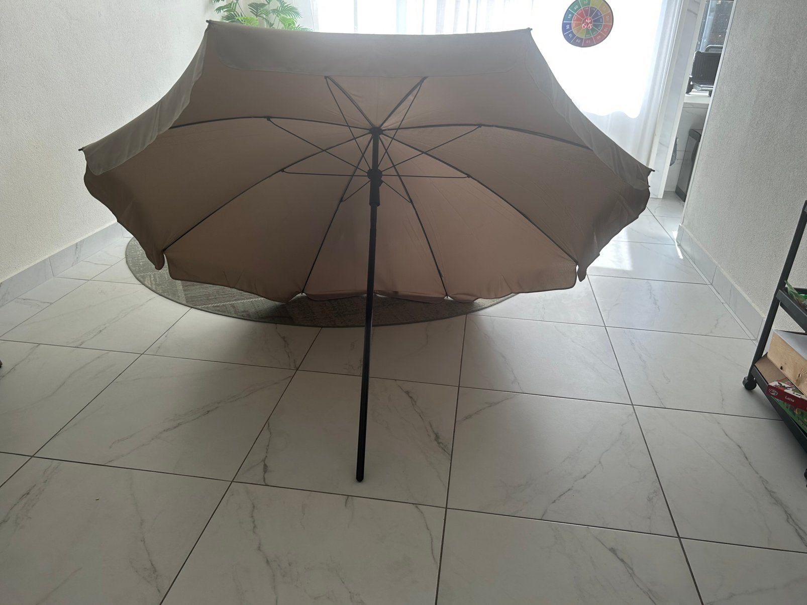 Nieuwe parasol, Verzenden, Nieuw, Minder dan 1 meter, Parasolvoet