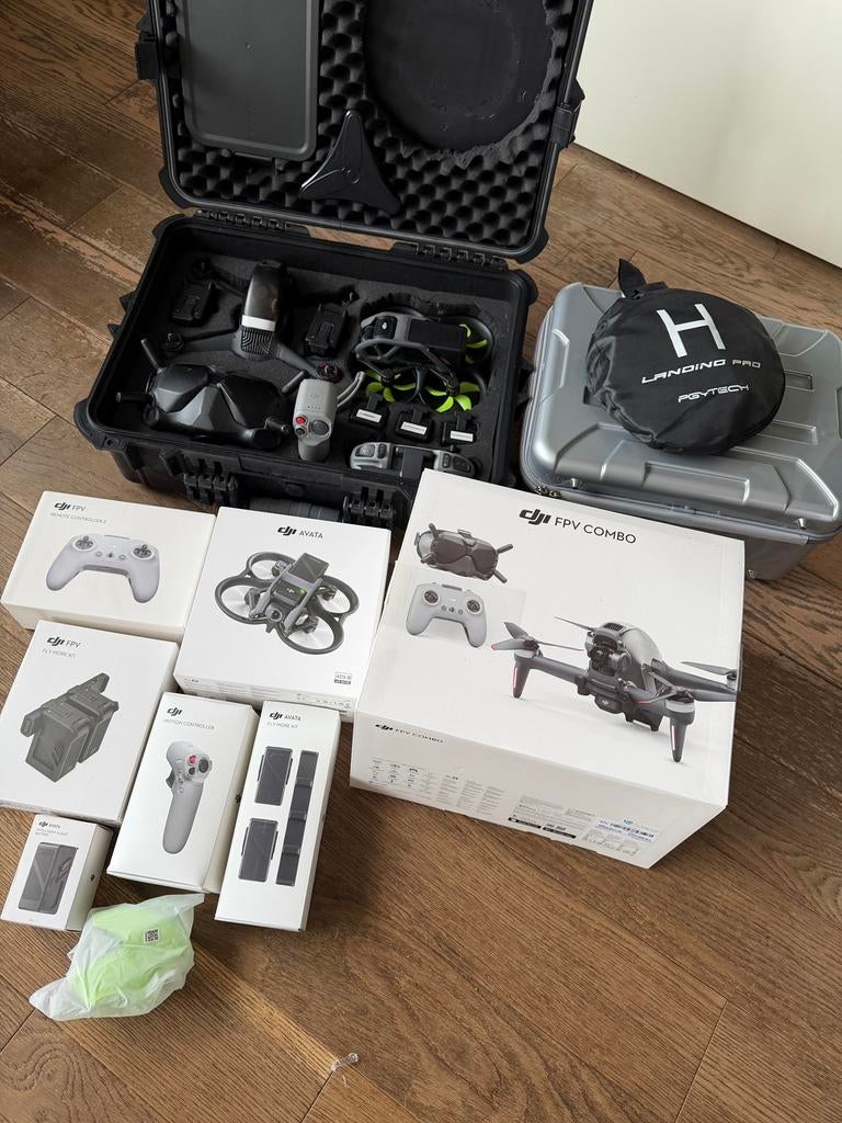 DJI drone. DJI FPV fly more + DJI Avata fly more, Audio, Tv en Foto, Drones, Ophalen, Zo goed als nieuw