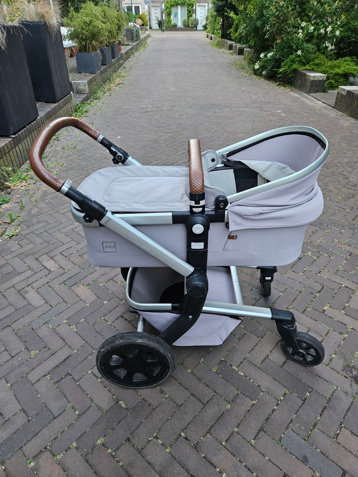 Joolz Day 2 Earth Elephant Grey Combiwagen, Gebruikt, Combiwagen, Verstelbare duwstang, Ophalen