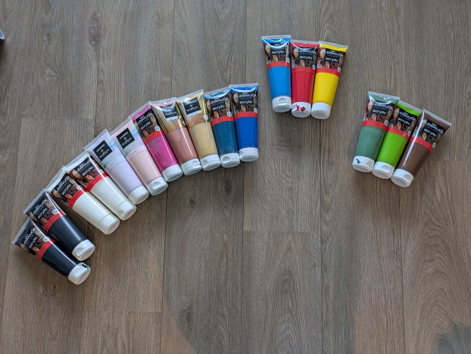 Action acrylverf tubes - diverse kleuren - gebruikt, Ophalen of Verzenden, Gebruikt, Acrylverf