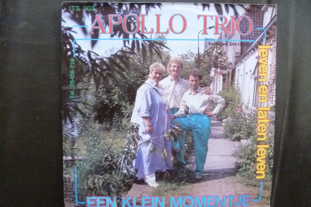 Apollo Trio - Leven en laten leven / Een klein momentje, Cd's en Dvd's, 7 inch, Zo goed als nieuw, Overige typen, Nederlandstalig