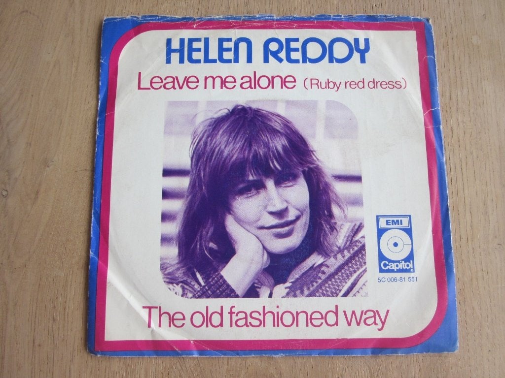 Helen Reddy - Leave me alone (Ruby red dress), Verzenden, 7 inch, Zo goed als nieuw, Beschermende buitenhoes