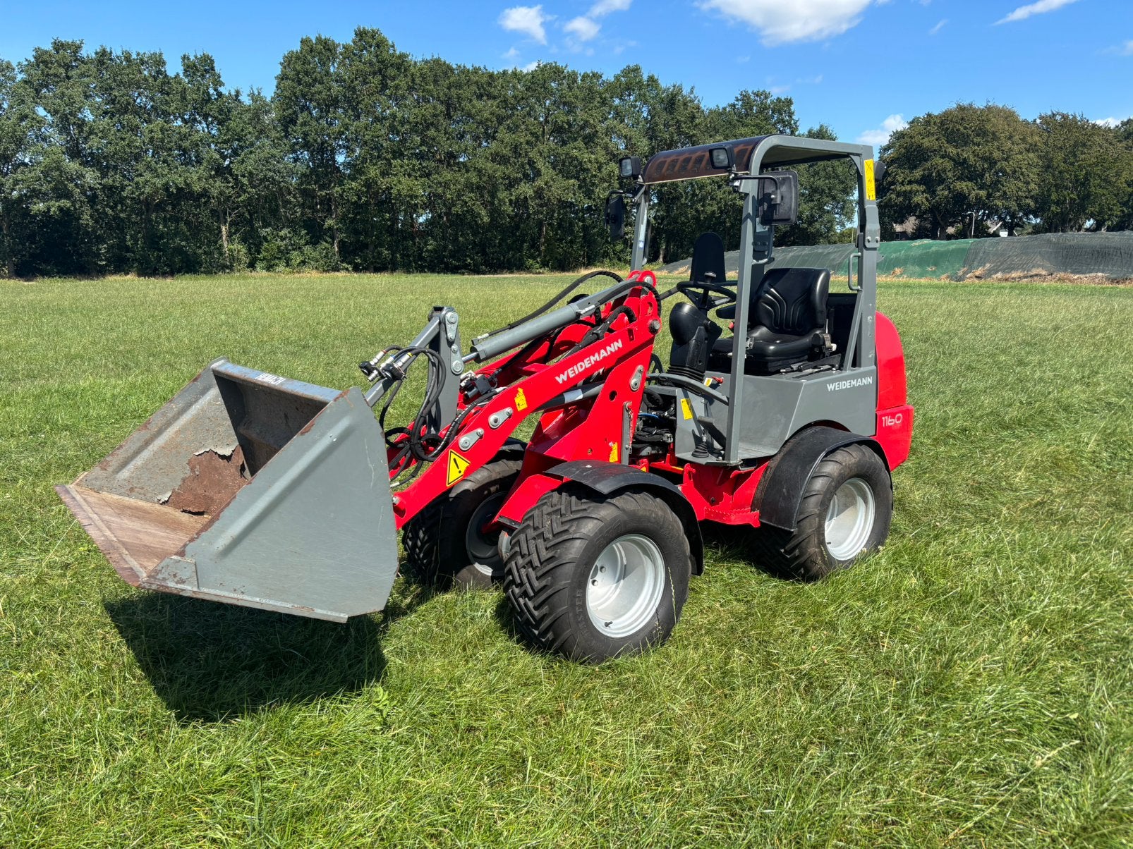 Weidemann 1160 cx35 mini shovel loader, Ophalen, Wiellader of Shovel