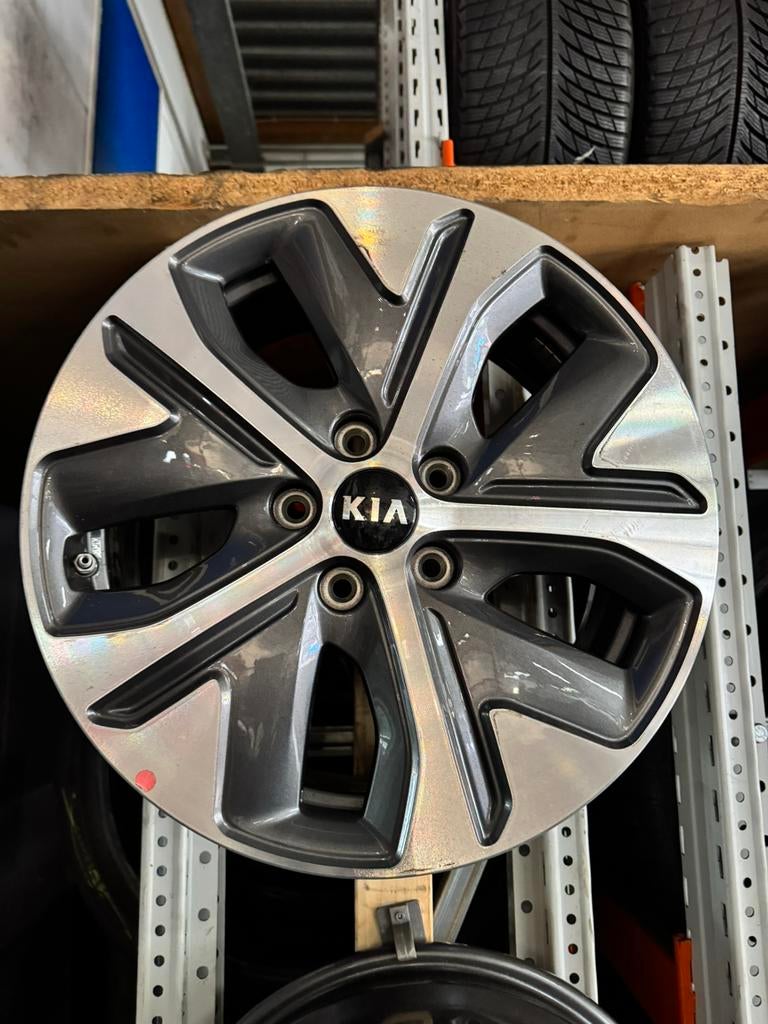 Set originele Kia Niro 17 inch velgen met TPMS – 5x114.3, Velg(en), 17 inch, Ophalen of Verzenden, Personenwagen