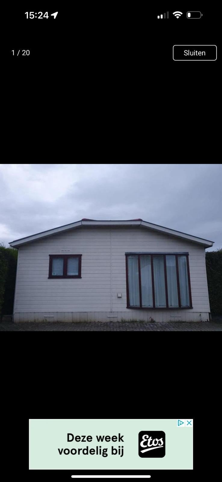 Modern chalet met 2 slaapkamers en ruime woonkamer