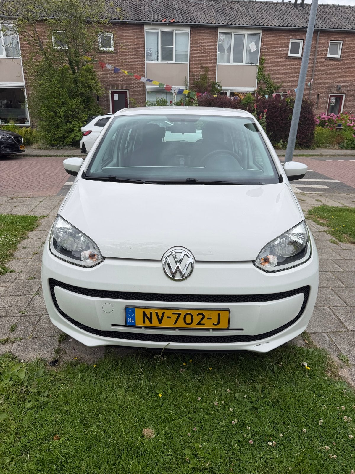 Volkswagen up! 1.0 55KW/75PK 5-DRS 2015 Wit, Voorwielaandrijving, Euro 5, Stof, 74 pk