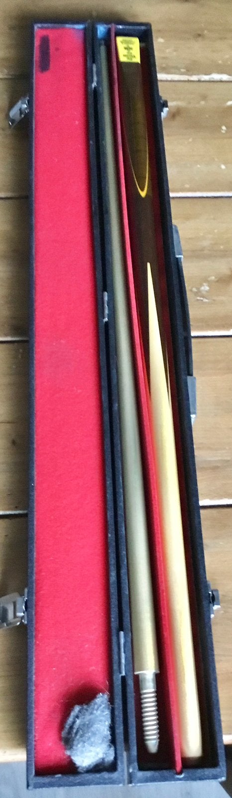 KEU VICTOR PERADON & FLETCHER LTD ENGLAND MET RILEY KOFFER, Sport en Fitness, Biljarten en Poolen, Ophalen of Verzenden, Gebruikt