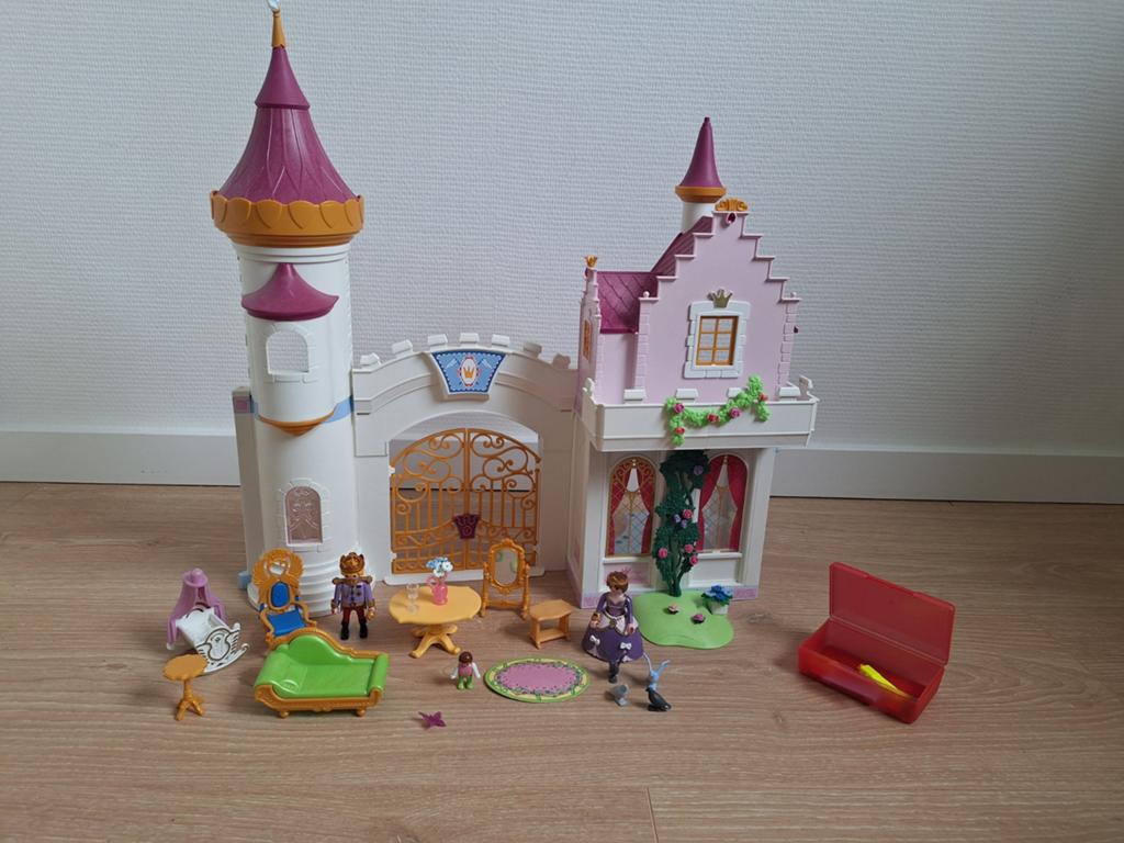 Playmobil Prinsessenkasteel met Meubels en Figuren, Ophalen, Zo goed als nieuw, Complete set