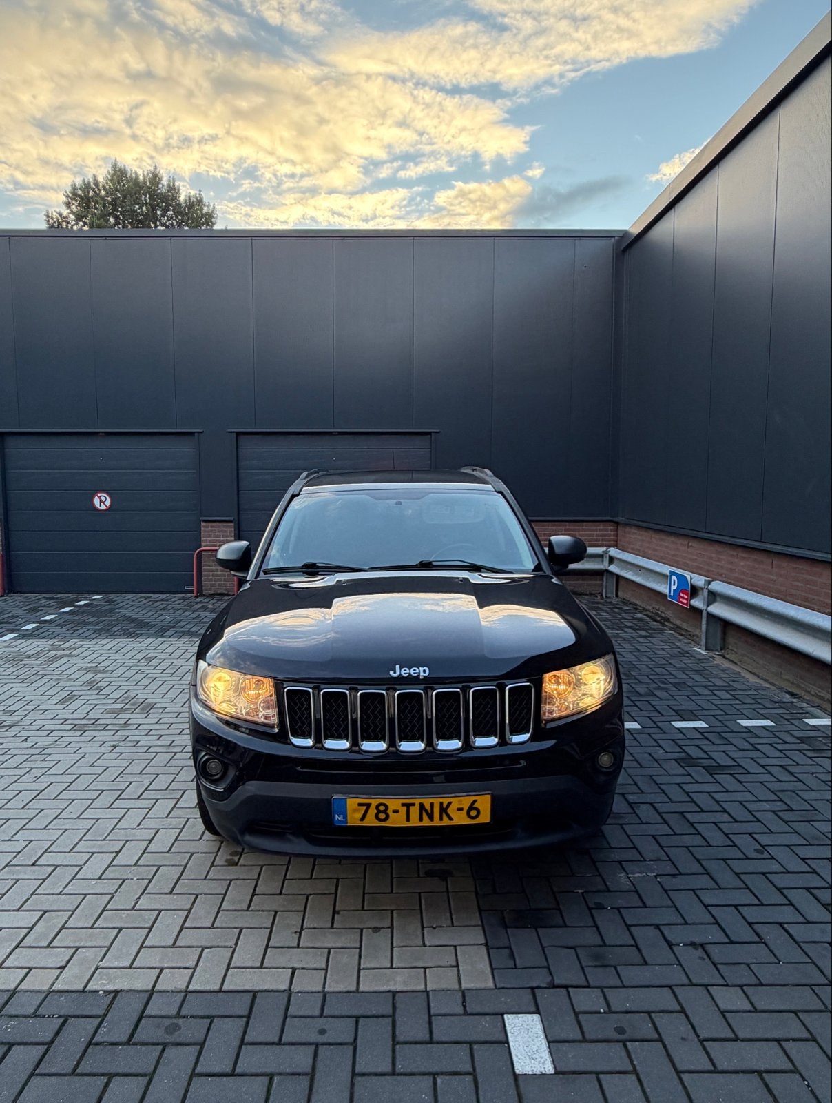 Jeep Compass 2.0 2WD 2012 Zwart, Auto's, 1998 cc, Zwart, Zwart, Handgeschakeld