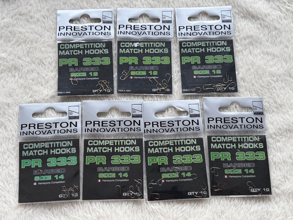 adv 360 / NIEUW set 7 pakjes haakjes PRESTON, Ophalen of Verzenden, Nieuw, Haak