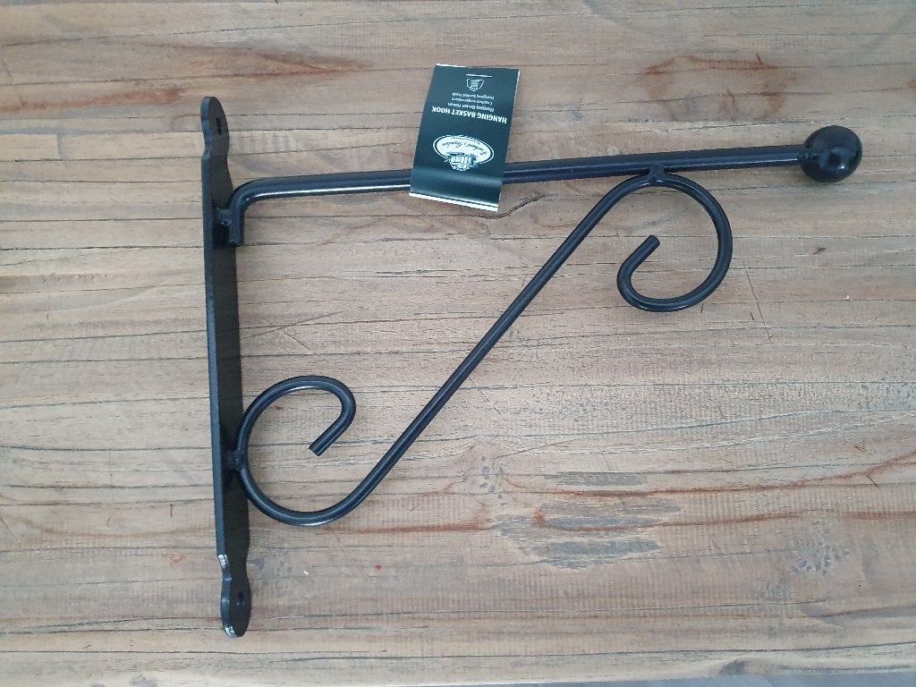 Haning basket  wandhaak zwart, *, *, Nieuw, Ophalen of Verzenden