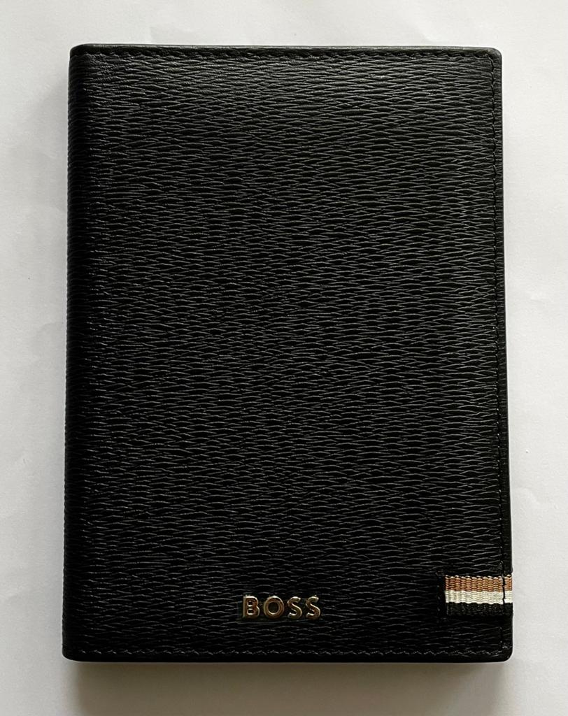 Hugo Boss - paspoorthouder nieuw, Ophalen of Verzenden, Nieuw, Zwart, Leer