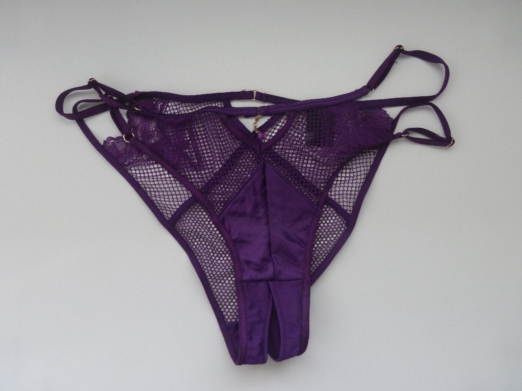 Sexy slip met open kruis van Hunkemöller, Kleding | Dames, Hunkemöller, Verzenden, Paars, Slip