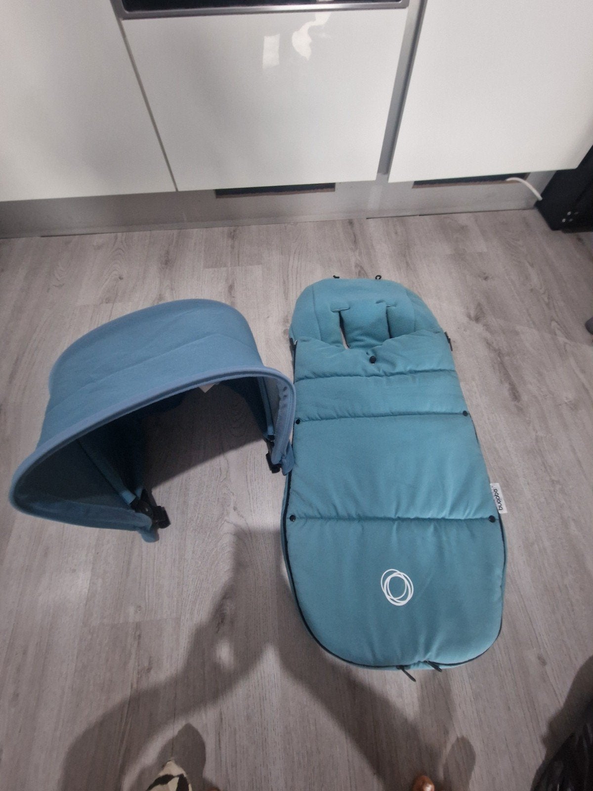 Bugaboo Voetenzak en Zonnekap -voor bugboo Fox5 renew, Kinderwagen, Bugaboo, Ophalen of Verzenden, Zo goed als nieuw