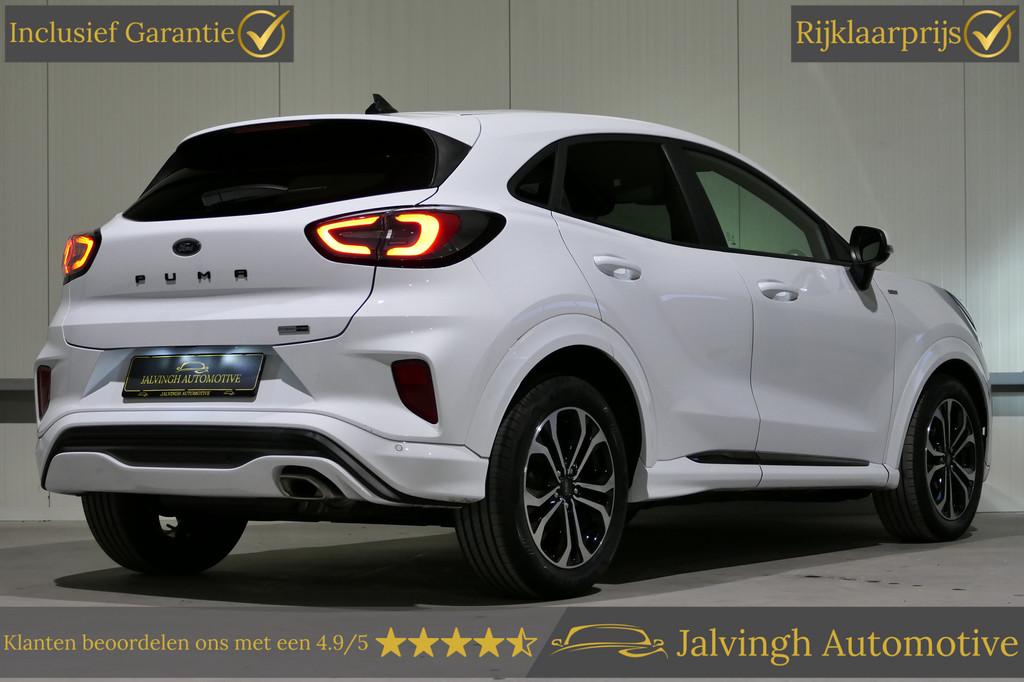 Ford Puma 1.0 EcoBoost Hybrid ST-Line |Winterpack!|Carplay|P, Lichtsensor, Stof, Met garantie (alle), Wit
