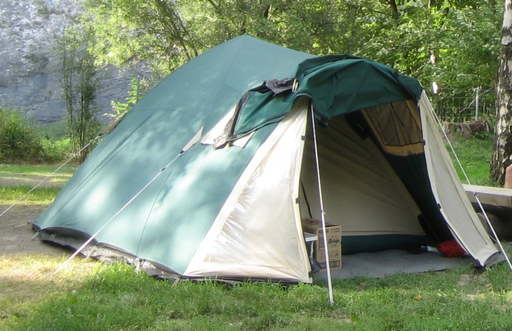 Ruime tent (2-3 personen), Caravans en Kamperen, Ophalen, Gebruikt, Tot en met 3