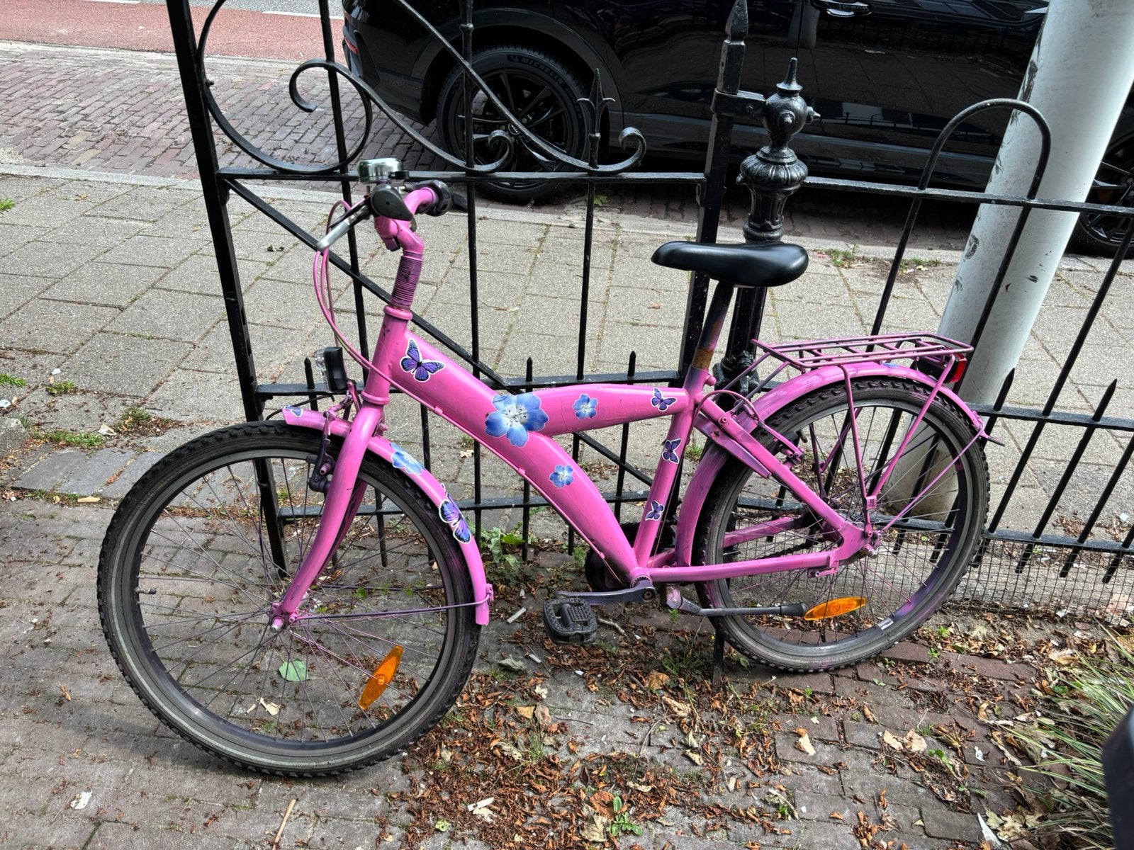 Mooie roze fiets 24 inch batavus, Ophalen, Gebruikt, 24 inch, Versnellingen