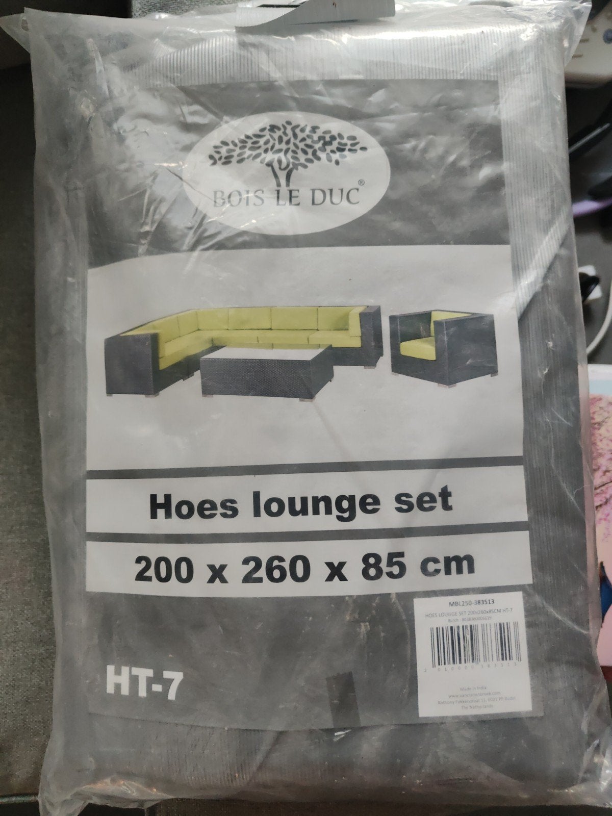 Nieuwe hoes voor loungeset 200x260x85cm - Bois Le Duc, Tuin en Terras, Ophalen of Verzenden, Nieuw