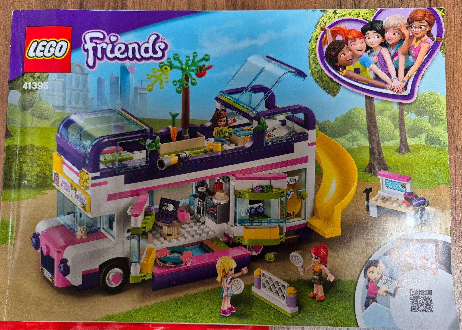 LEGO Friends 41395 Vriendschapsbus, Ophalen of Verzenden, Zo goed als nieuw