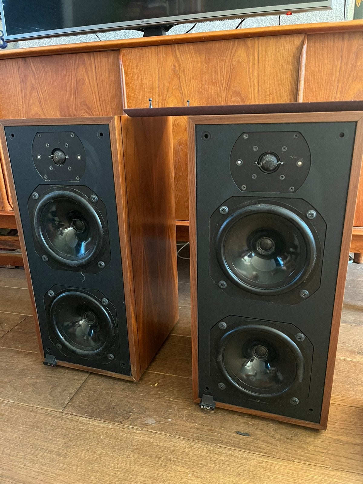 B&W DM14 vintage speakers, Ophalen, Zo goed als nieuw, Bowers & Wilkins (B&W)