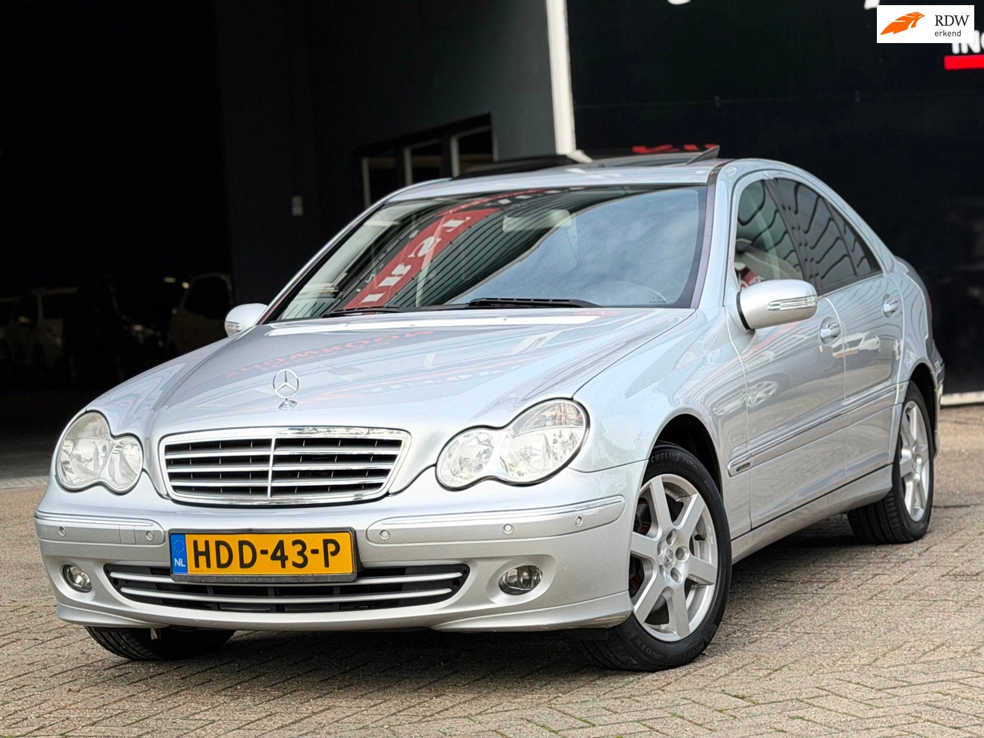 Mercedes-Benz C-klasse 280 Elegance 4-Matic AUTOMAAT MEMORY/, Zwart, Vierwielaandrijving, 1540 kg, Sedan