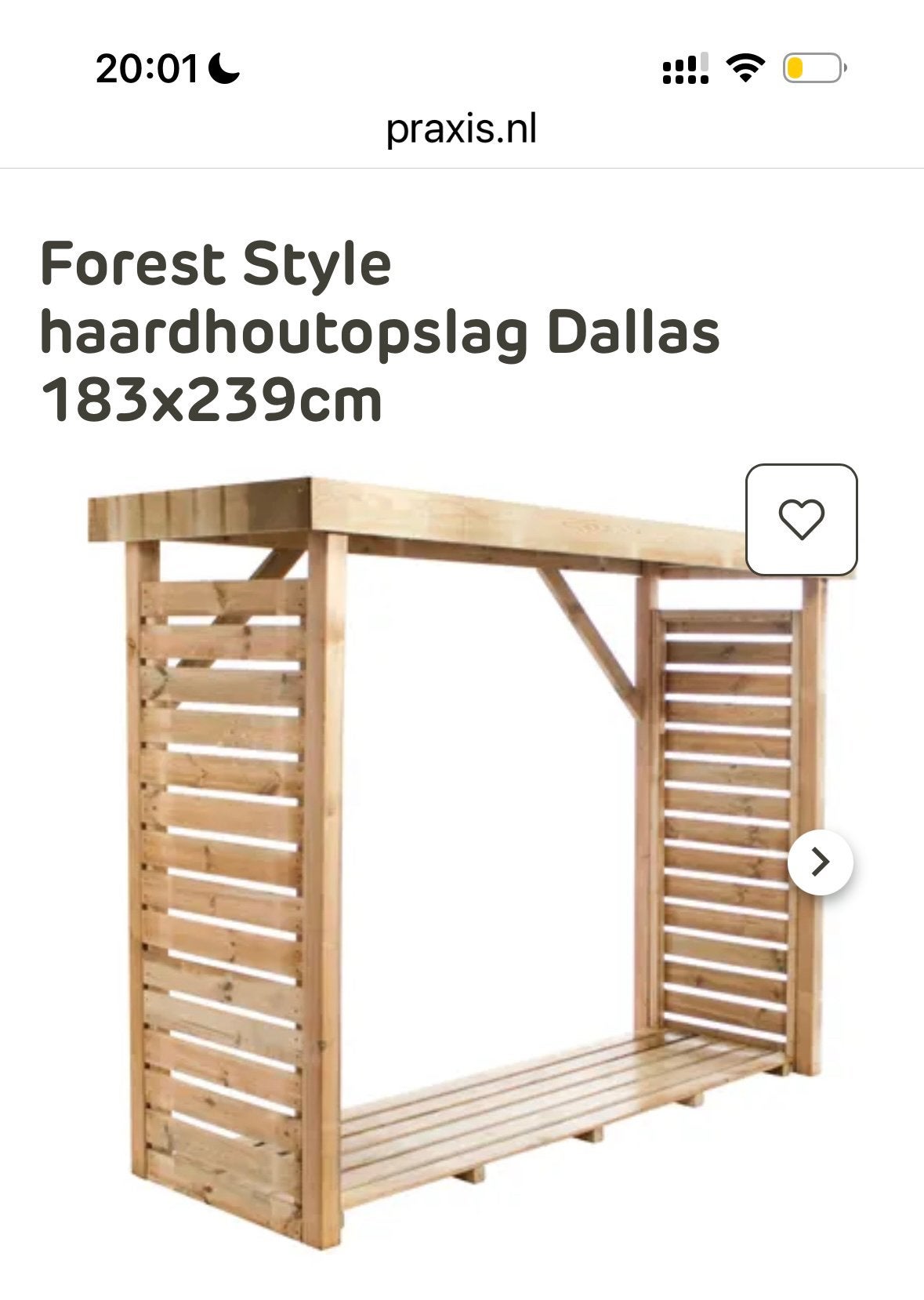 Houtopslag, Tuin en Terras, Ophalen, Nieuw, Hout, Overige typen