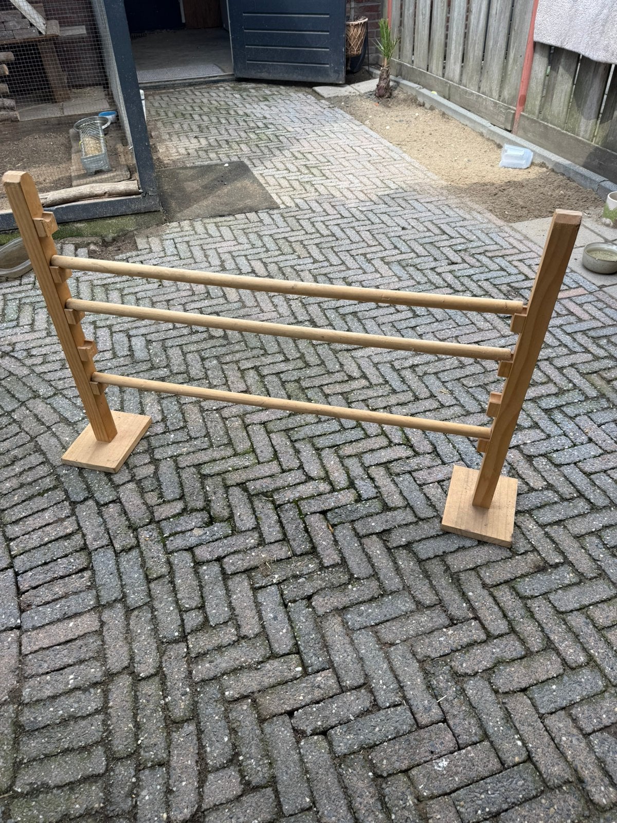 Hindernisbaan hobbyhorse, Ophalen of Verzenden, Zo goed als nieuw, Jongen of Meisje