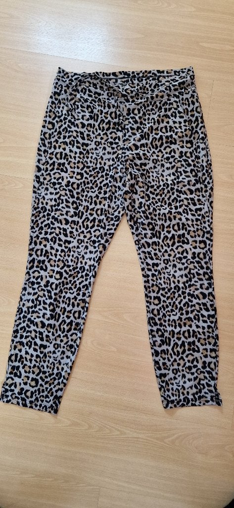Studio Anneloes broek travelstof maat large, panterprint, Studio Anneloes, Meerkleurig, Maat 42/44 (L), Ophalen of Verzenden