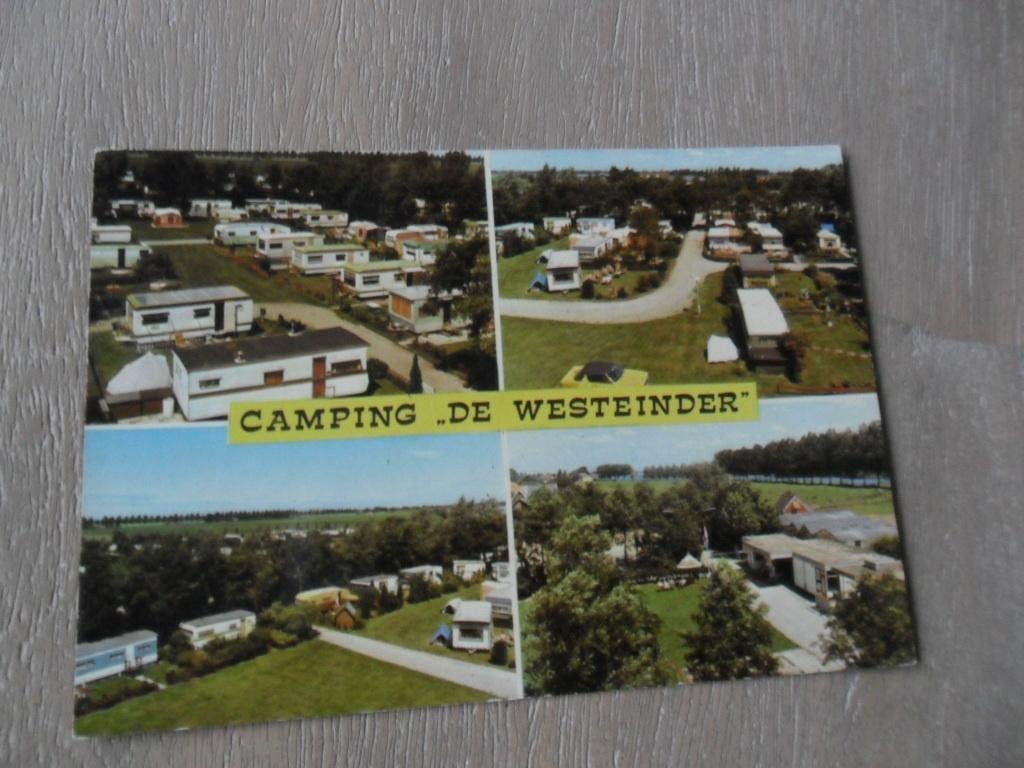Burgerveen, camping de Westeinder/panorama 1977, Verzenden, 1960 tot 1980, Gelopen, Noord-Brabant