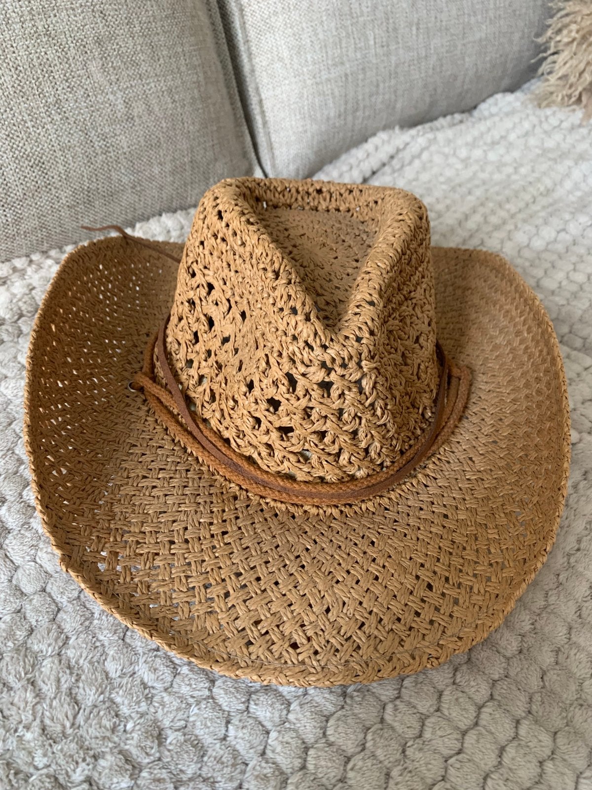 Nieuwe cowboyhoed, Ibiza/boho style, Ophalen, Nieuw, One size fits all, Hoed