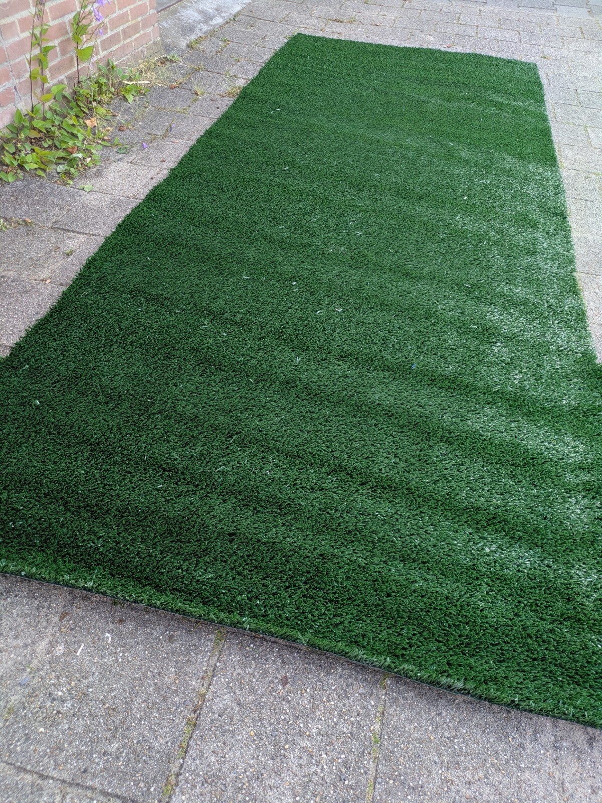 Kunstgras donker groen 4*1,55m, Ophalen, Nieuw, Minder dan 10 m², Kunstgras