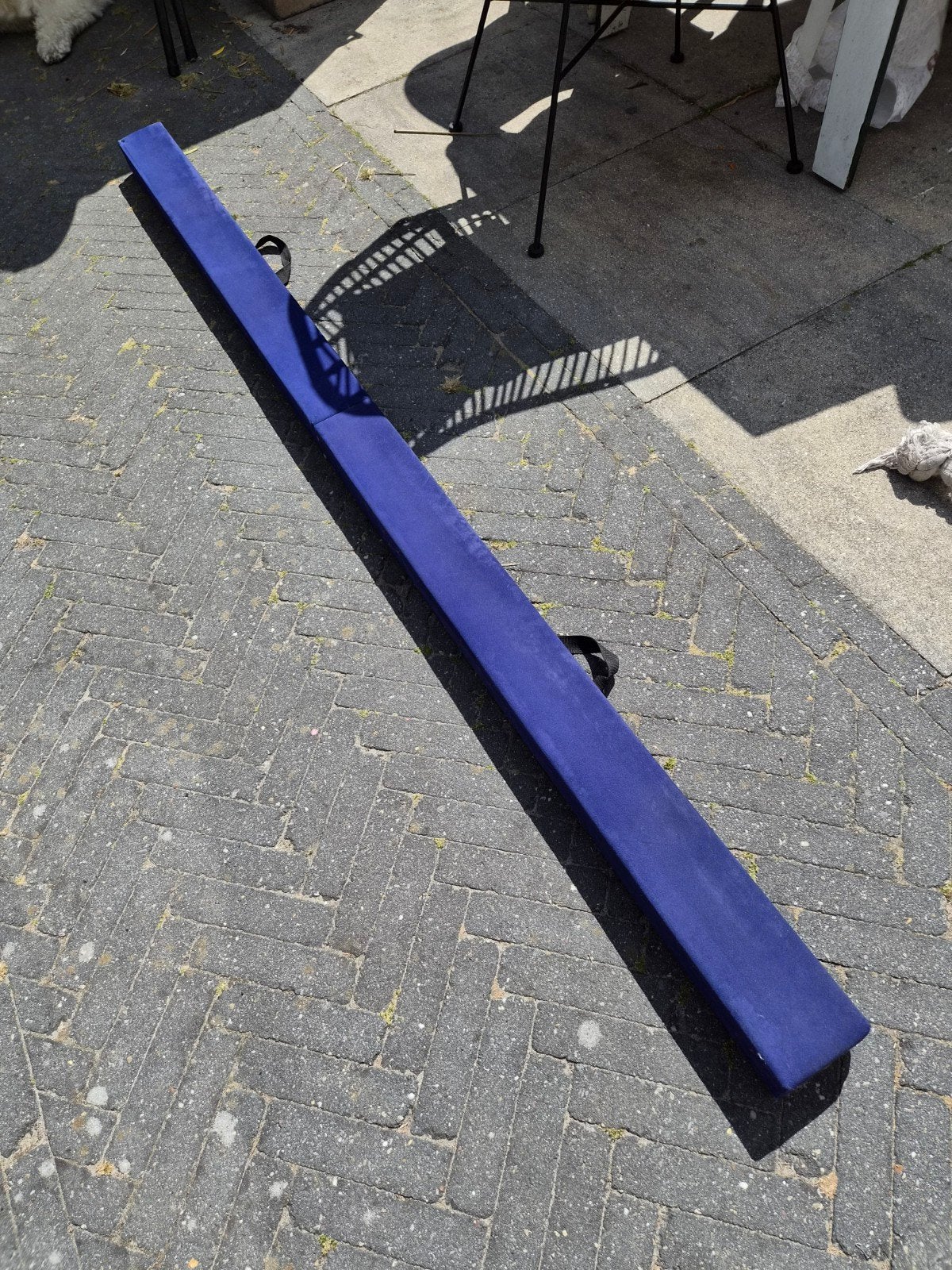 Opvouwbare Evenwichtsbalk 210x10 cm - Turnen/Gymnastiek, Ophalen, Zo goed als nieuw