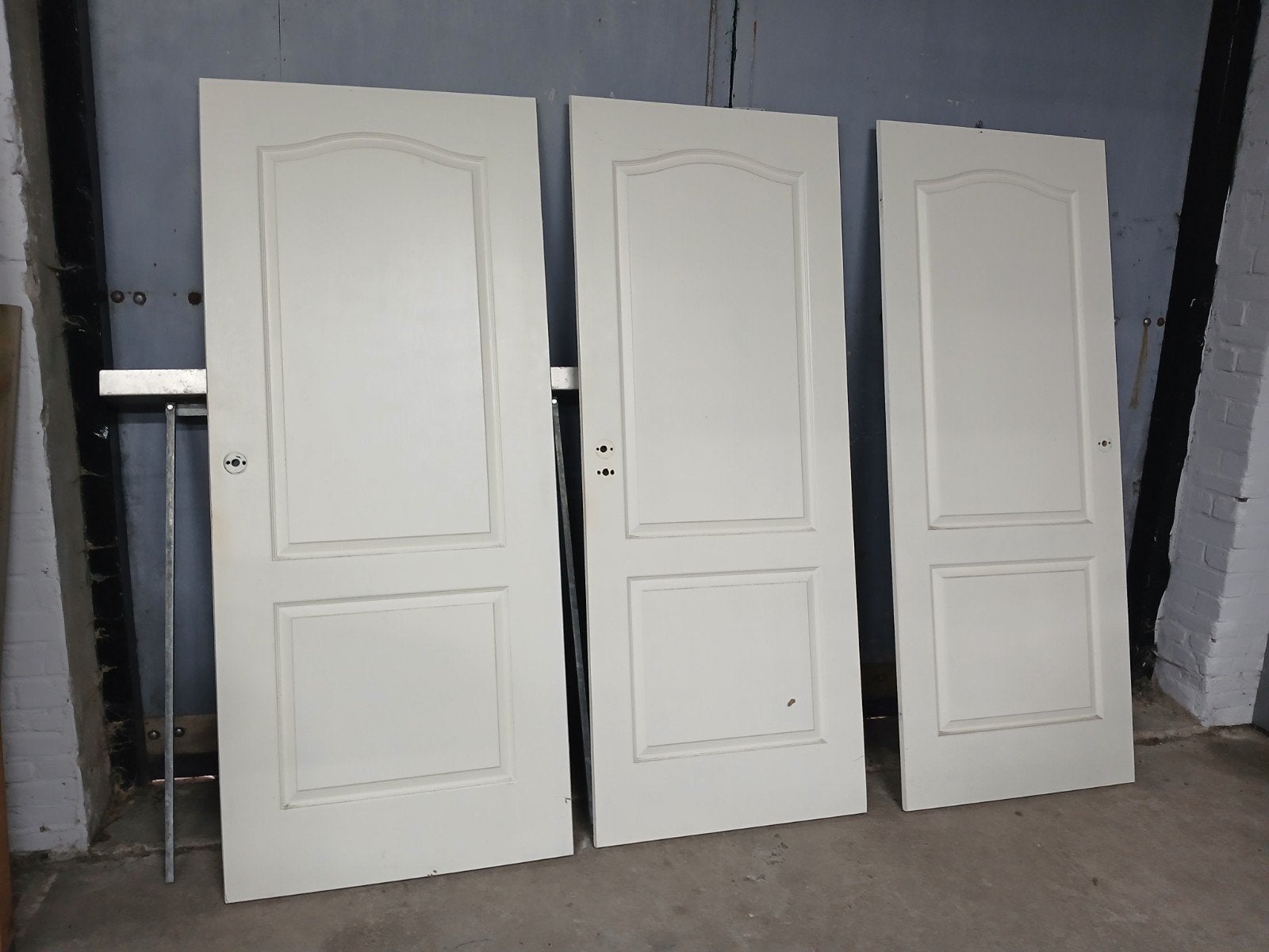 3x  paneel deur   opdek, Ophalen, 80 tot 100 cm, Binnendeur, 200 tot 215 cm