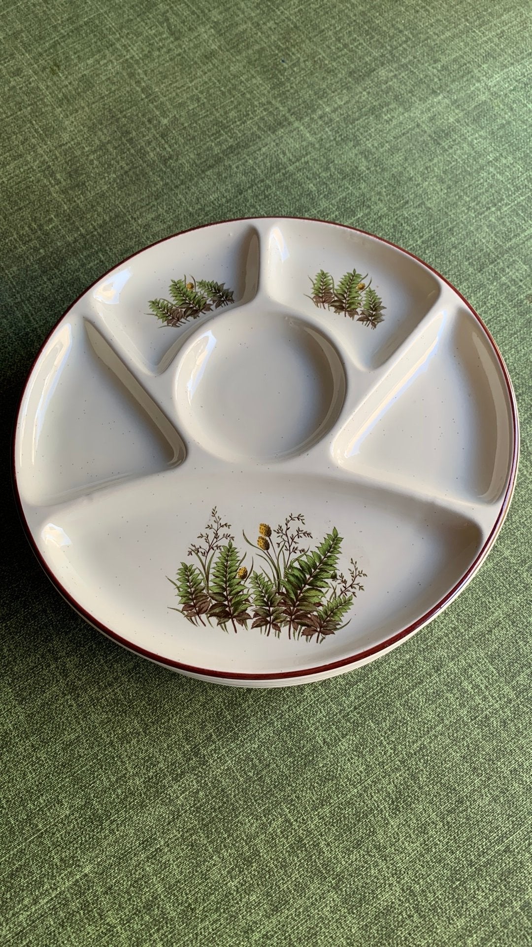 4 vintage fondu/gourmette borden, Antiek en Kunst, Ophalen of Verzenden