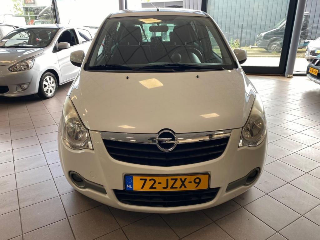 Opel Agila 1.2 Enjoy (bj 2009), 86 pk, 4 cilinders, 965 kg, Wit