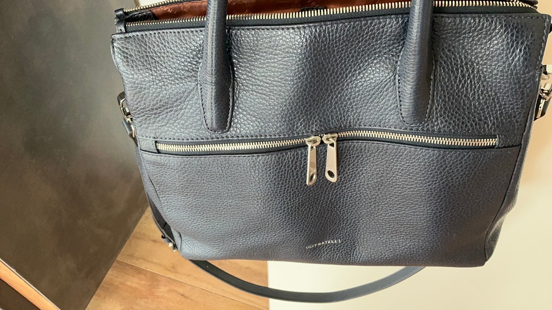 GiGi fratelli Romance business tas, Ophalen of Verzenden, Zo goed als nieuw, Blauw, Handtas