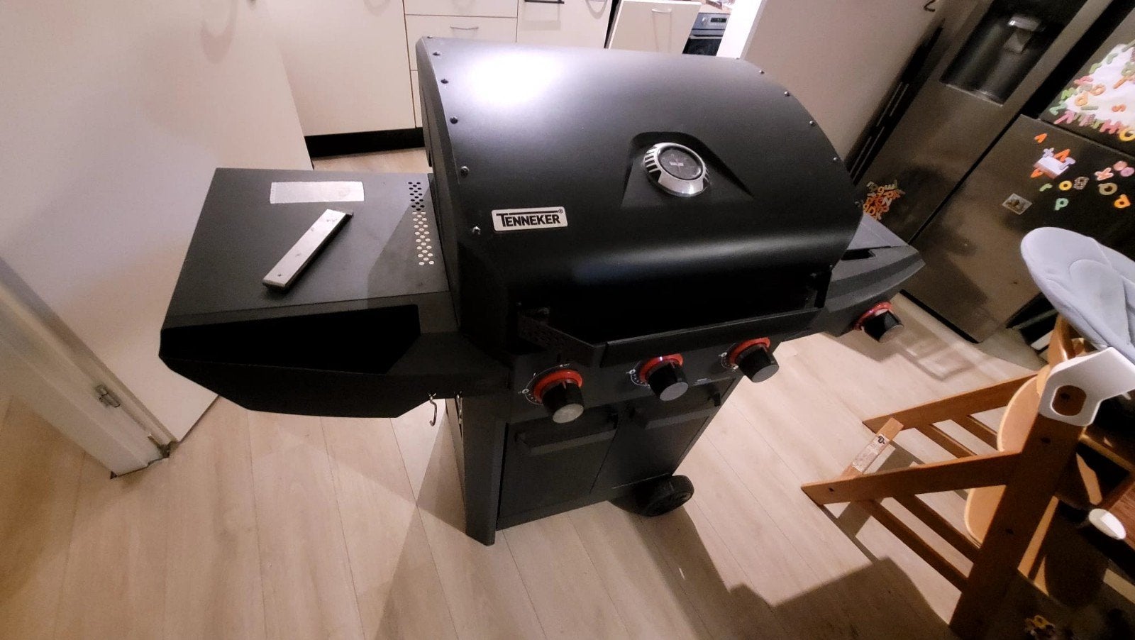 Tenneker gasbarbecue, Tuin en Terras, Gasbarbecues, Ophalen, Gebruikt, Tenneker