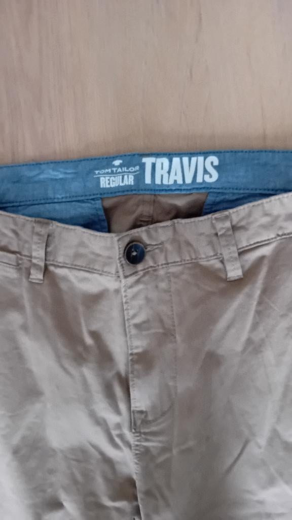 Tom tailor heren broek maat xl taille wijdte 109 cm, Ophalen of Verzenden, Nieuw, Maat 56/58 (XL), Beige