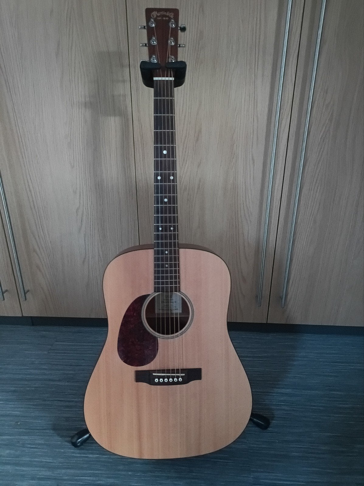 Martin DM Dreadnought Linkshandige Gitaar met Koffer, Ophalen, Zo goed als nieuw, Western- of Steelstringgitaar, Met koffer