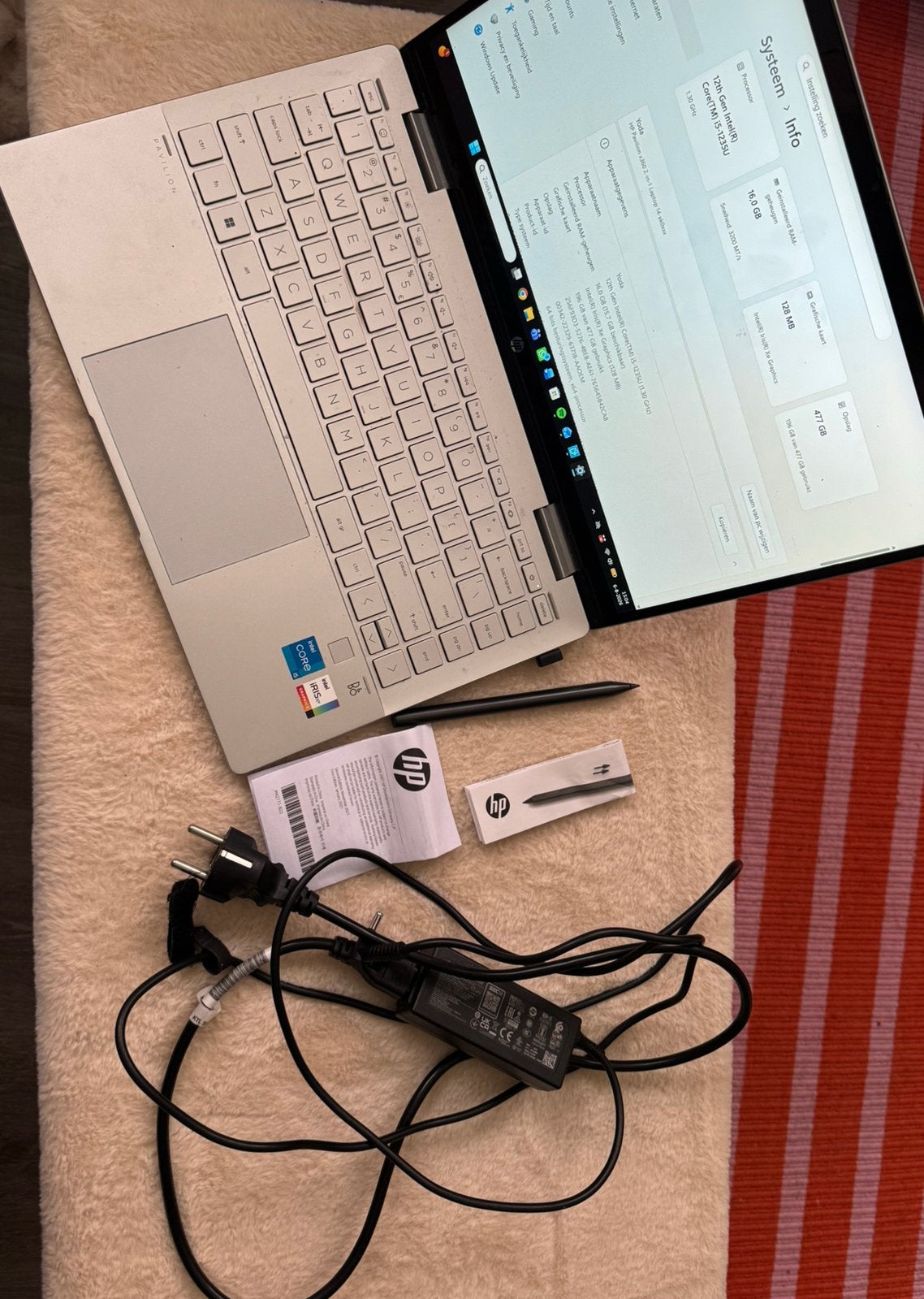 HP Pavilion x360 14" met Touchscreen en Intel Core i5, Computers en Software, Ophalen, 14 inch, Qwerty, Touchscreen