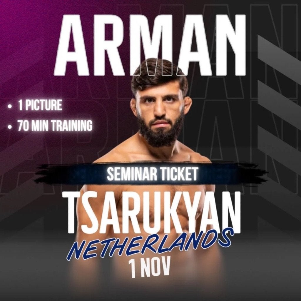 ARMAN TSARUKYAN SEMINAR TICKET AMSTERDAM, Eén persoon, November